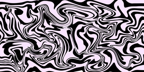 Abstract horizontal background with colorful waves. Trendy vector 10