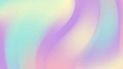 Abstract pastel tones such as lavender aqua cream and soft yellow forming gentle gradient flow animation Suitable for worldwide festivals creative layouts branding visuals and stylish backgrounds