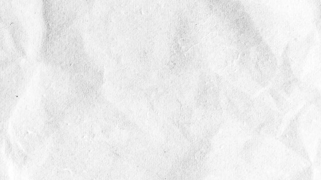 Crinkled Paper Texture background. White crumpled paper sheet motion video.Animated paper texture overlay. Paper texture animation stop motion transparent background.4k loop stop motion video
