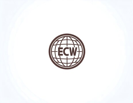 ECW logo on a white background.