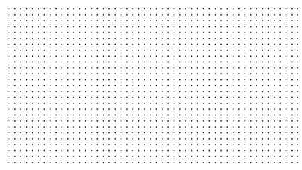 Clean, minimalist background of precisely arranged black dots on a white canvas, perfect for...