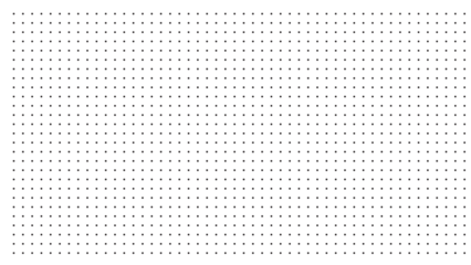 Clean, minimalist background of precisely arranged black dots on a white canvas, perfect for graphic design and modern presentations.