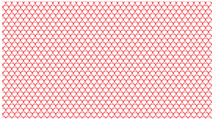 Seamless pattern of interlocking red hearts on a white background, perfect for Valentine's Day, love-themed designs, and romantic occasions.