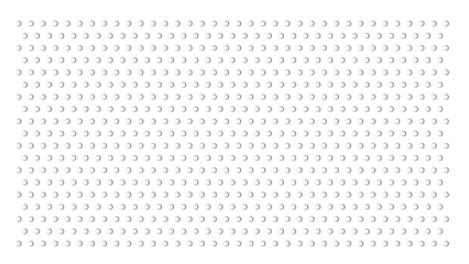 Dense pattern of small gray 'C' shapes arranged in a uniform grid on a white background, abstract graphic element