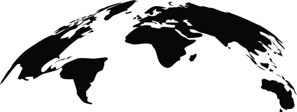 vector illustration of world map