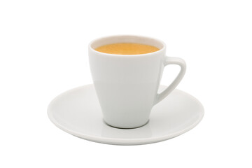 cup of coffee in transparent background