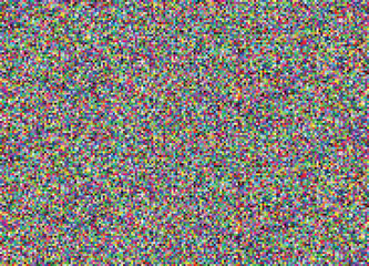 Multi-colored rectangular pixel background. Colorful mosaic pixel art texture. Vector illustration.