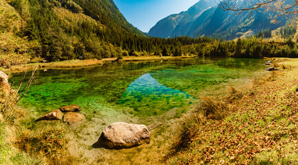 High Resolution Stitched Panorama Alpine