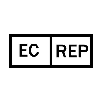 EC REP logo symbol in modern simple design