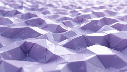 Abstract low poly geometric surface lavender purple