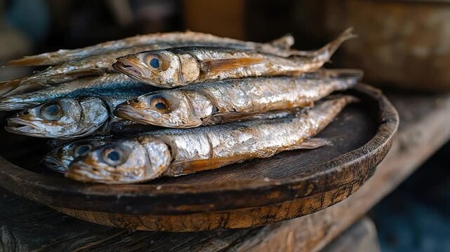 nipisaq dried capelin fish greenland video