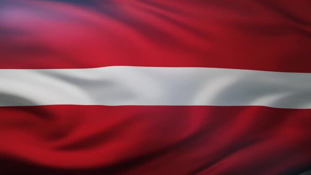 Latvia National Flag &ndash; Deep Crimson Bands of Identity