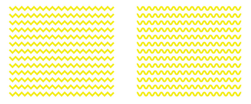 Vector yellow Zigzag  Lines pattern background for roads indicate restricted areas where parking and graphic design.