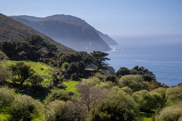 San Andr&eacute;s de Teixido, White coastal houses cling to dramatic cliffs above the Atlantic Ocean in this mystical Galician pilgrimage village.