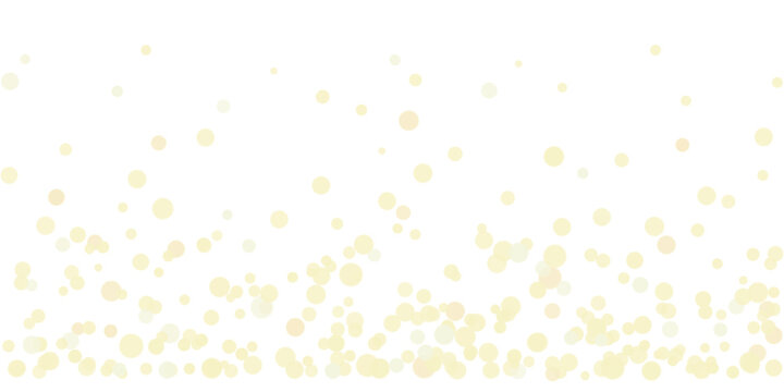 PNG overlay of golden yellow glowing light bokeh with dreamy luminous particles sparkle effect on transparent background - Powered by Adobe