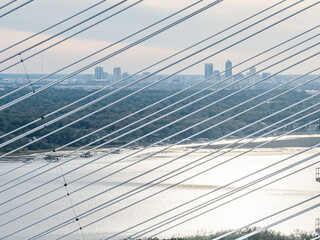 Obraz premium Dames point bridge, Jacksonville, Florida