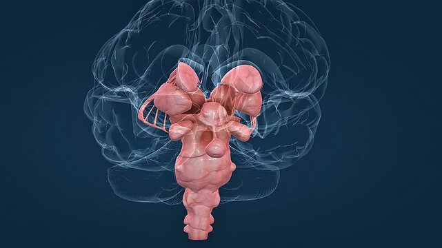 Brainstem and diencephalon, controlling autonomic functions, sensory relay, motor coordination, and homeostasis.