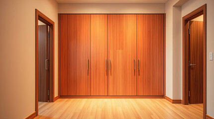 built-in wardrobe for bedroom, the most optimal bedroom design	

