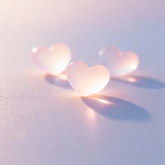 red heart on a blue background