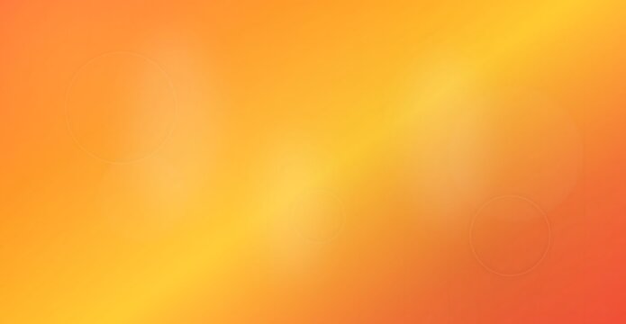 Vibrant orange gradient background with soft white highlights