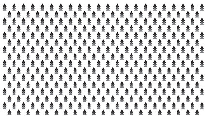 Textured pattern of stylized Christmas trees in grayscale, abstract winter background, repeating...