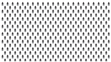 Textured pattern of stylized Christmas trees in grayscale, abstract winter background, repeating geometric design, modern wallpaper