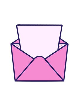 splitting motion animation of comic book style quirky cartoon dollar in envelope