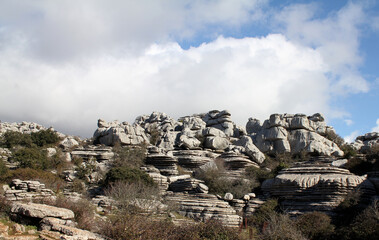 El Torcal de Antequera &ndash; Spectacular Karst Limestone Formations and Surreal Geological Landscape in Andalusia, Southern Spain