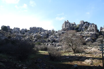 El Torcal de Antequera &ndash; Spectacular Karst Limestone Formations and Surreal Geological Landscape in Andalusia, Southern Spain