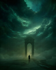 Threshold of the Silent Realm. Generative AI
