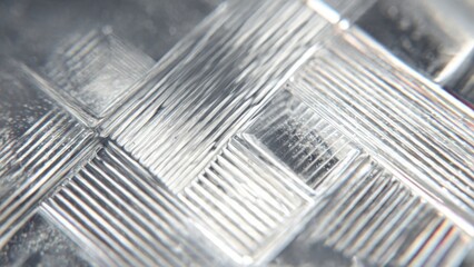 Extreme Closeup of Clear Weaved Texture