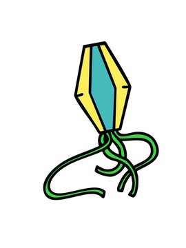 shaking motion animation of brazilian flying carnival candle lantern