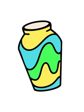 shaking motion animation of traditional brazilian samba drum instrument