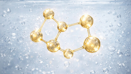 Discover the benefits of bakuchiol serum for skin care science lab infographic bright environment close-up view