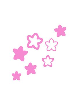 popping motion animation of multiple flowers form a japnese floral pattern design