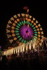 ferris wheel at night
