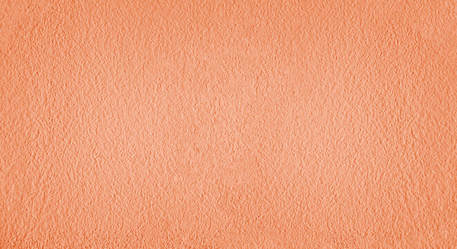 red pink plaster wall texture. Seamless surface abstract solid background Pale painted wall built structure textured stucco in terracotta color. seamless texture of plaster backdrop pattern Peach Fuzz
