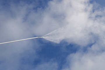 detailed view of the snow maker