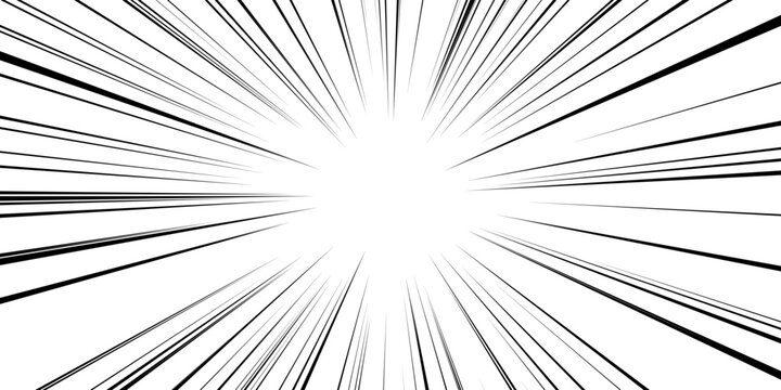 Line speed cartoon with effect comic manga and radial graphic action. Motion book design with element perspective sketch and fast hit art. Bomb strip line with burst hero effect.