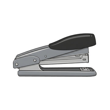 Office stapler tool used for binding documents and paperwork.
