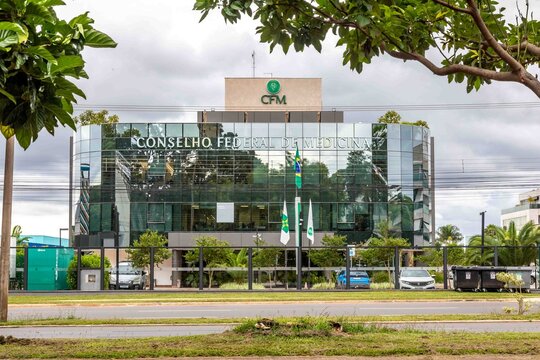 Brazil, Brasilia, DF, January 22, 2026. Federal Council of Medicine (CFM) Headquarters Building in Brazil
