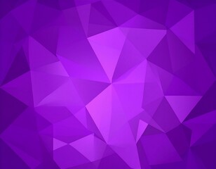 Obraz premium Purple geometric pattern formed from triangles with light and shadow creating abstract, polygonal, crystalline structure