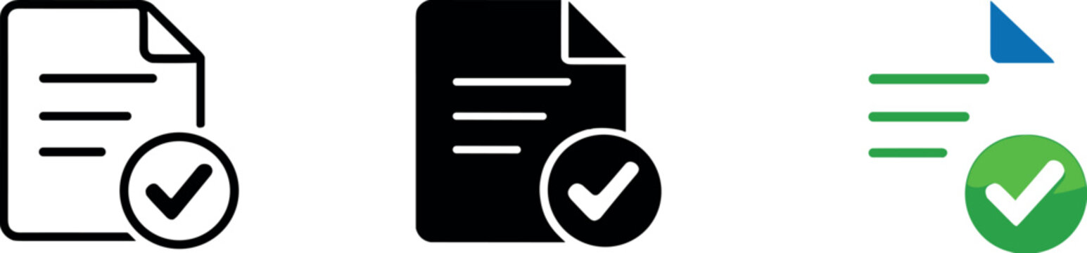 Approval completion outcome visualized by a verified file icon with a confirmation badge indicating finalized regulatory