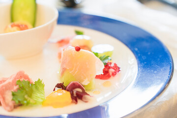 空の庭ウエディング 披露宴 前菜プレート