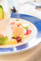 空の庭ウエディング 披露宴 前菜プレート