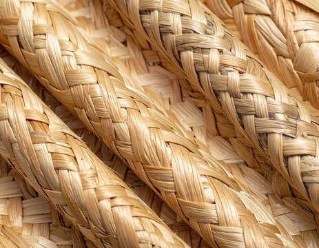 Earthy Abaca Fabric Texture