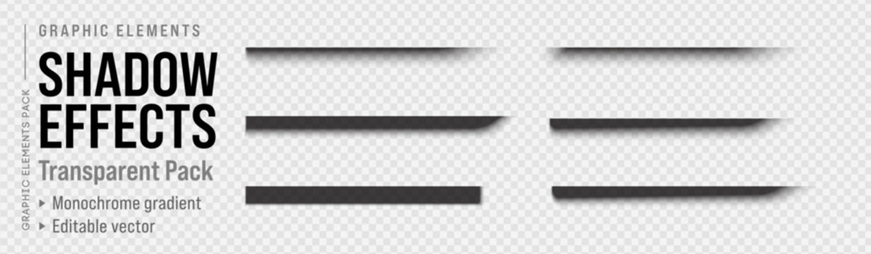 Paper drop shadow with floor box line and png vector effect. Object package web with pack circle bar and white isolated divider. Card black paper with blur banner floor and realistic gradient box.