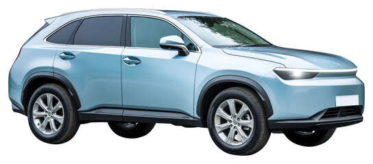 Naklejka premium PNG EV concept SUV car suv vehicle transportation.