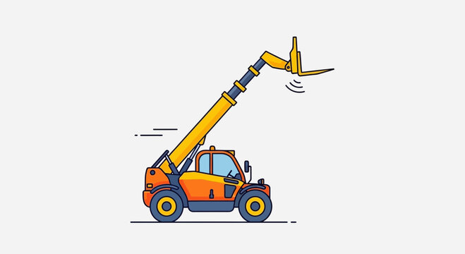 Dynamic Industrial Telehandler Equipment For Construction And Logistics Operations