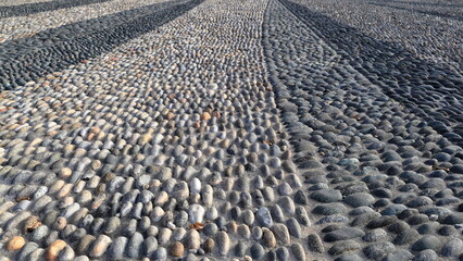 stradina fatta di ciottoli